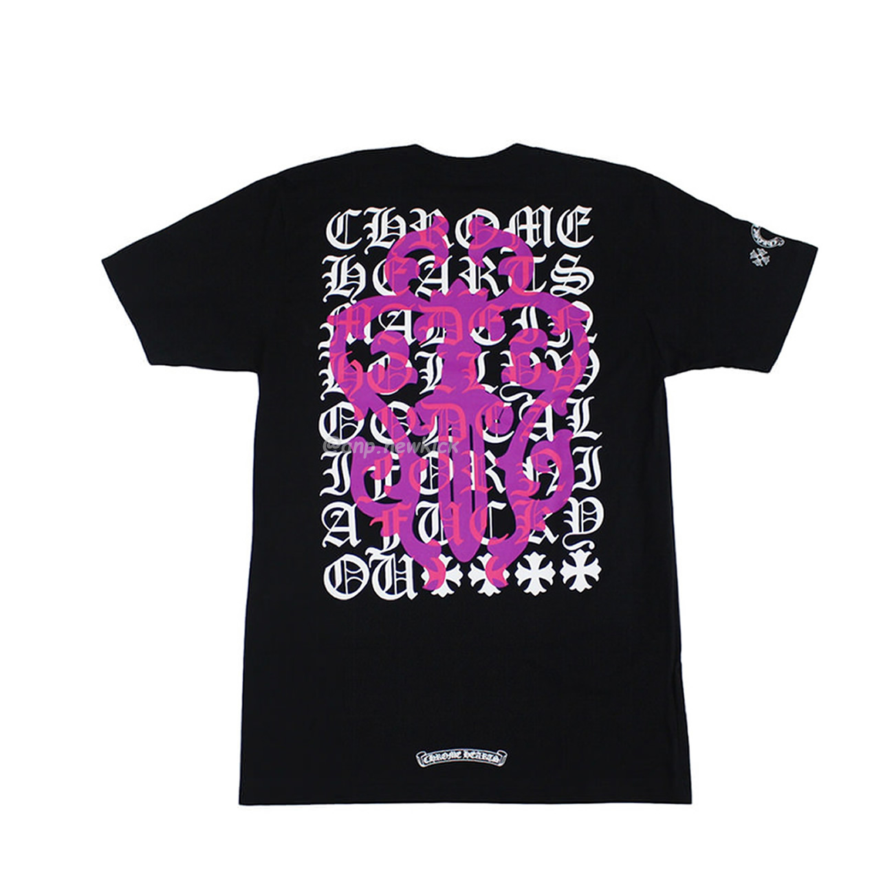 Chrome Hearts Eye Chart Dagger T Shirt Black (8) - newkick.cc